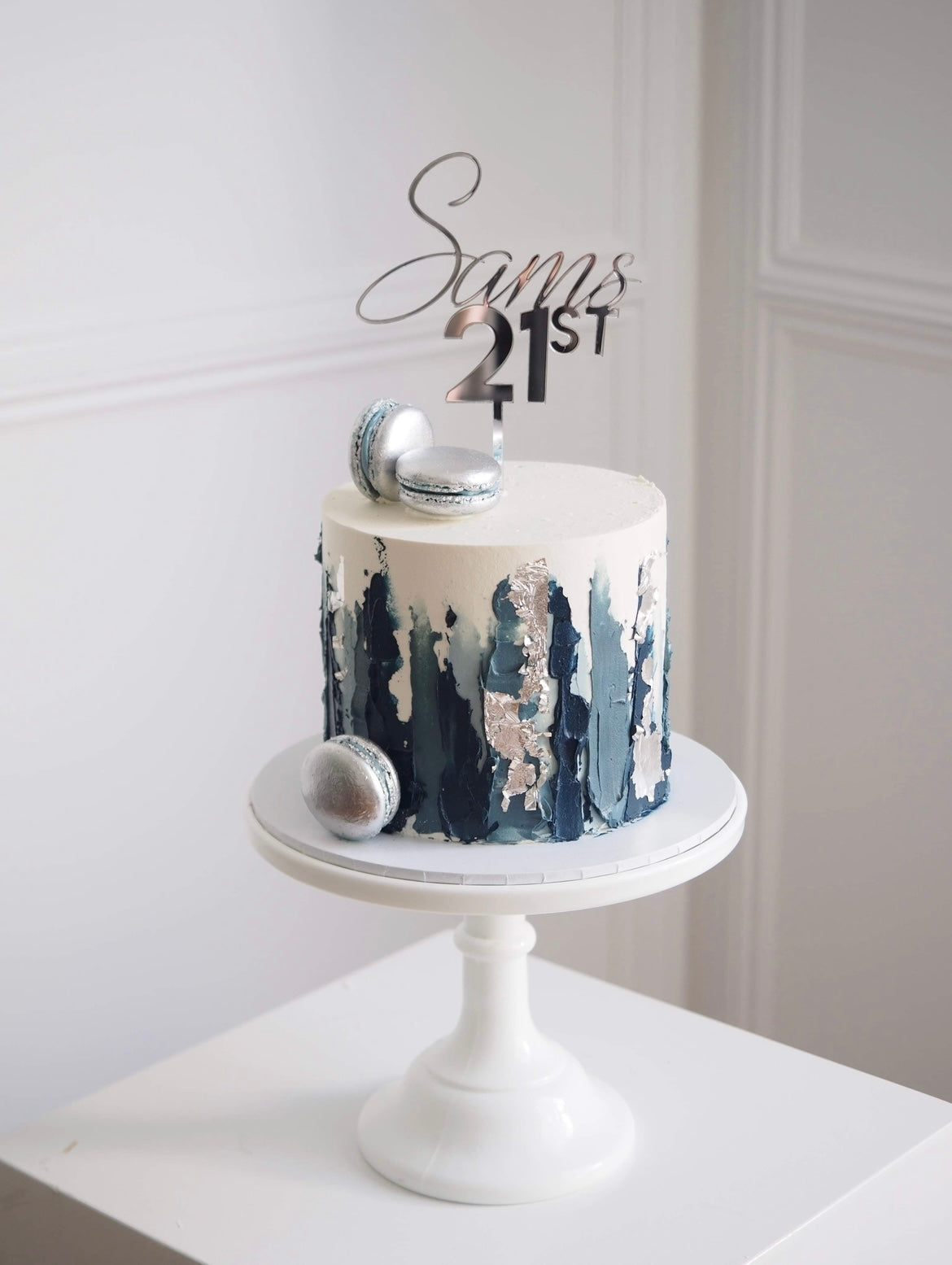 Painted Buttercream Cake