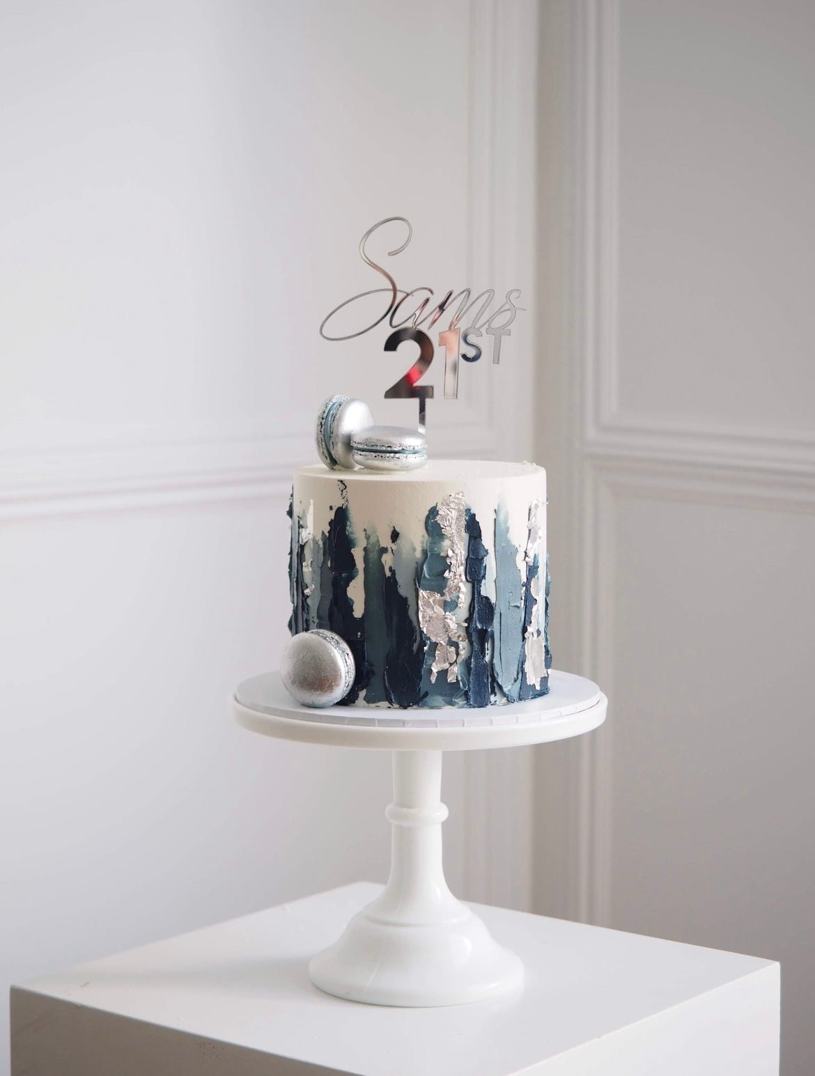 Painted Buttercream Cake
