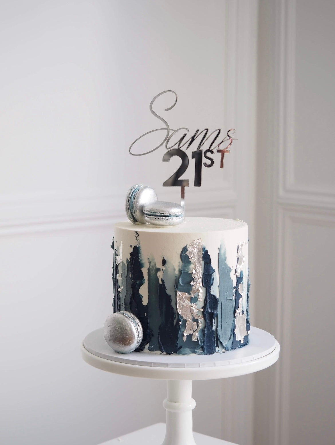 Painted Buttercream Cake