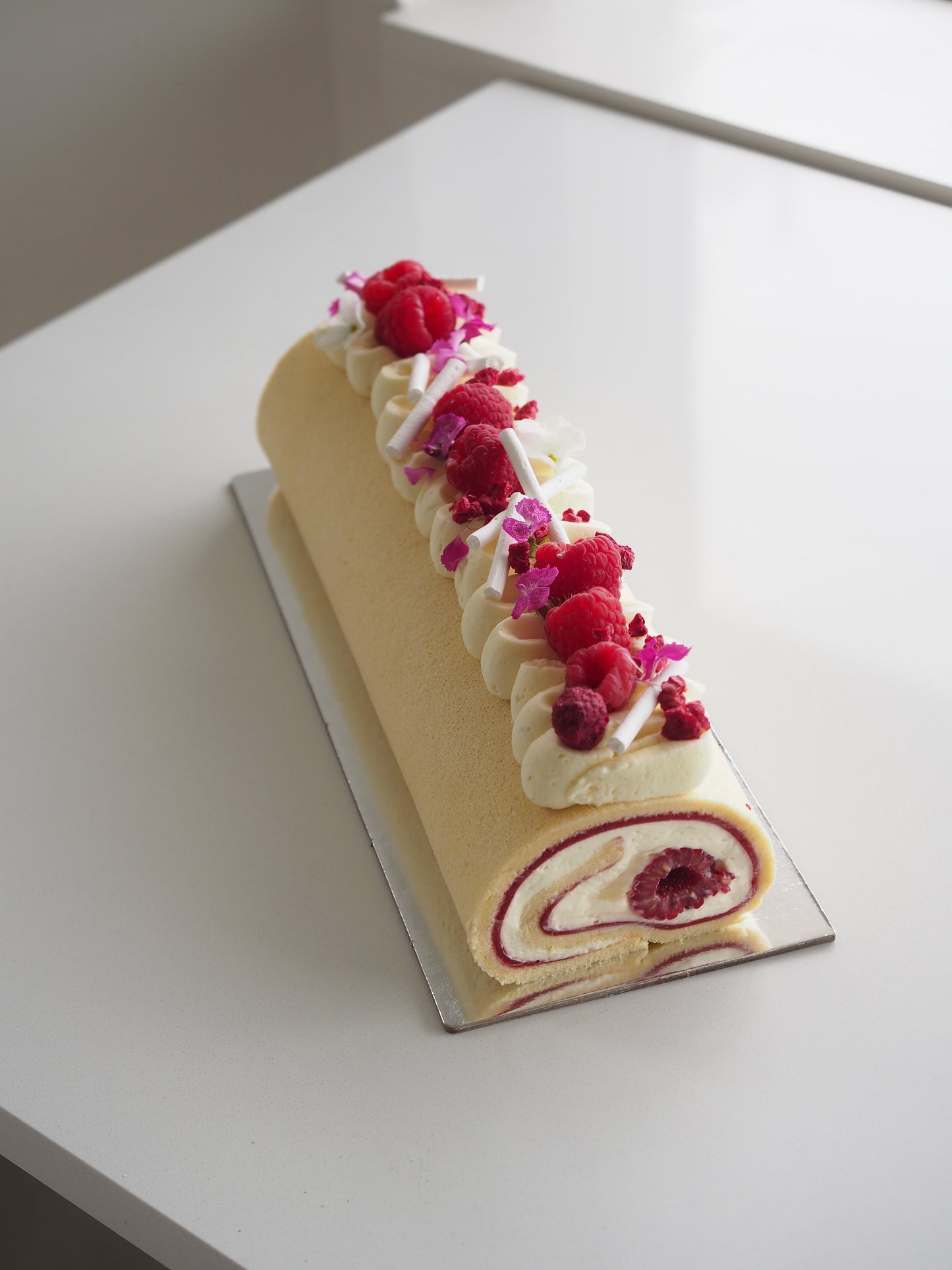 Raspberry Roulade