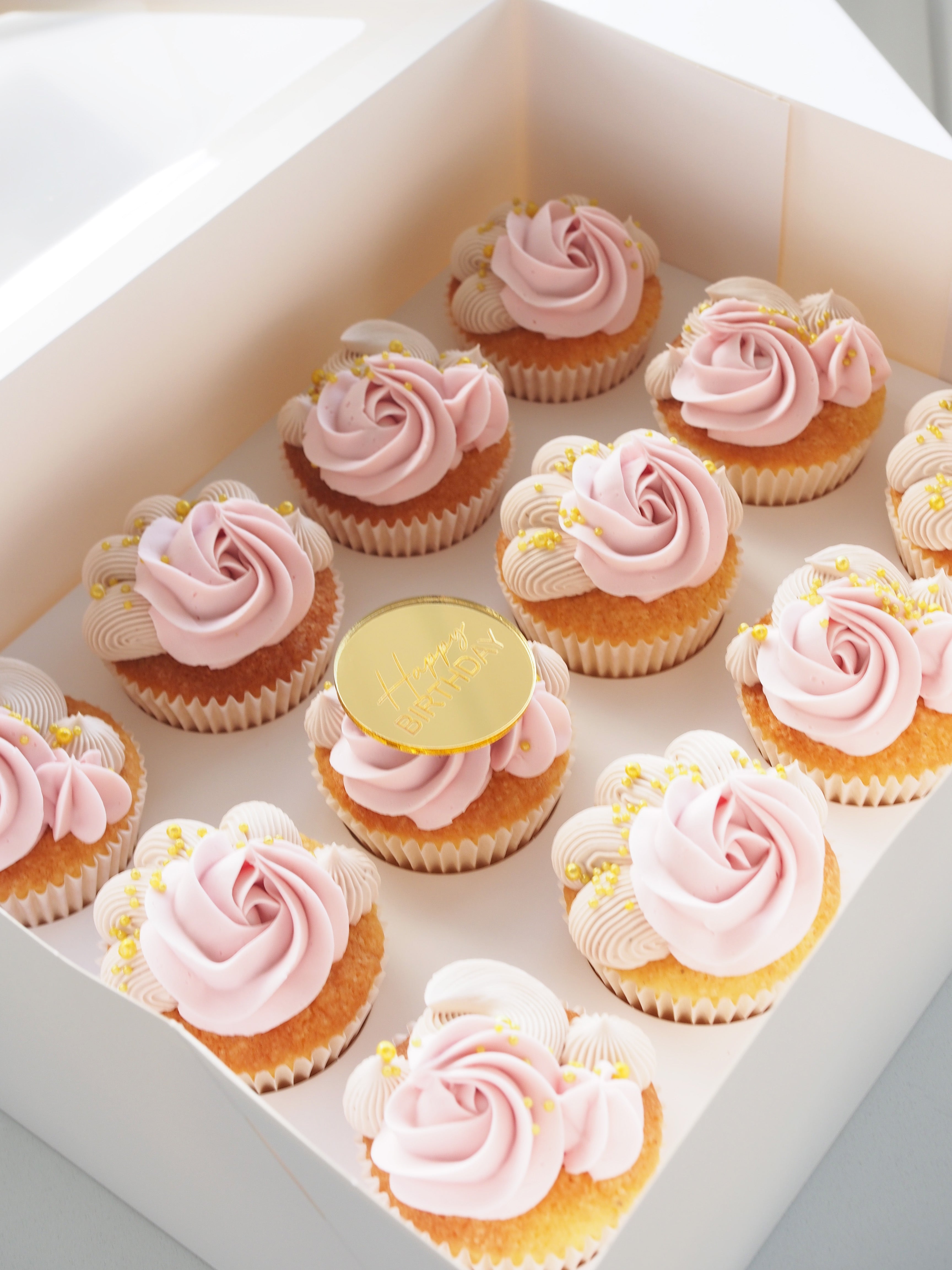 Rose Gold Black And Gold Cupcake Cases PME Cupcake Baking Cases