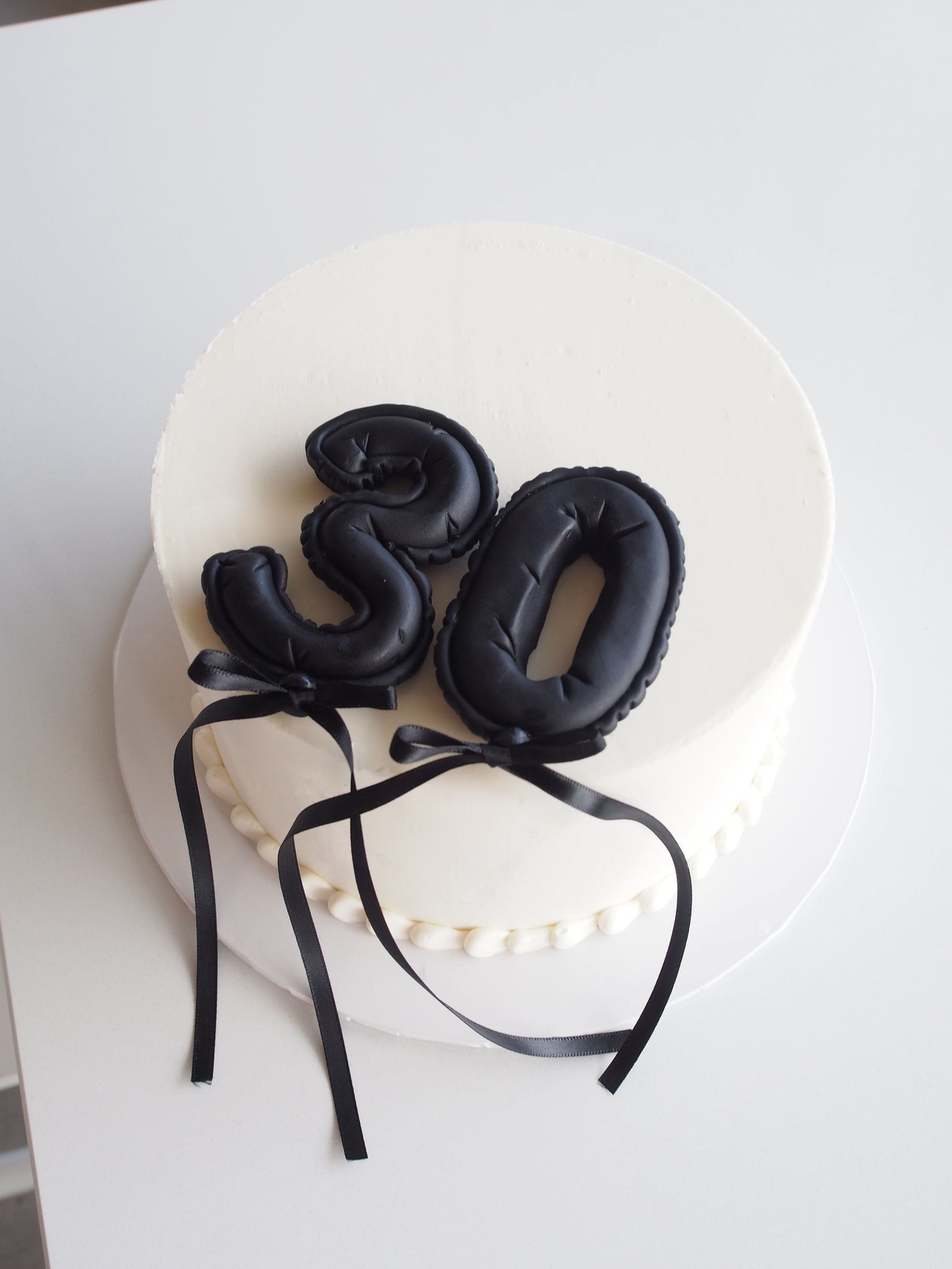 Balloon Number Cake