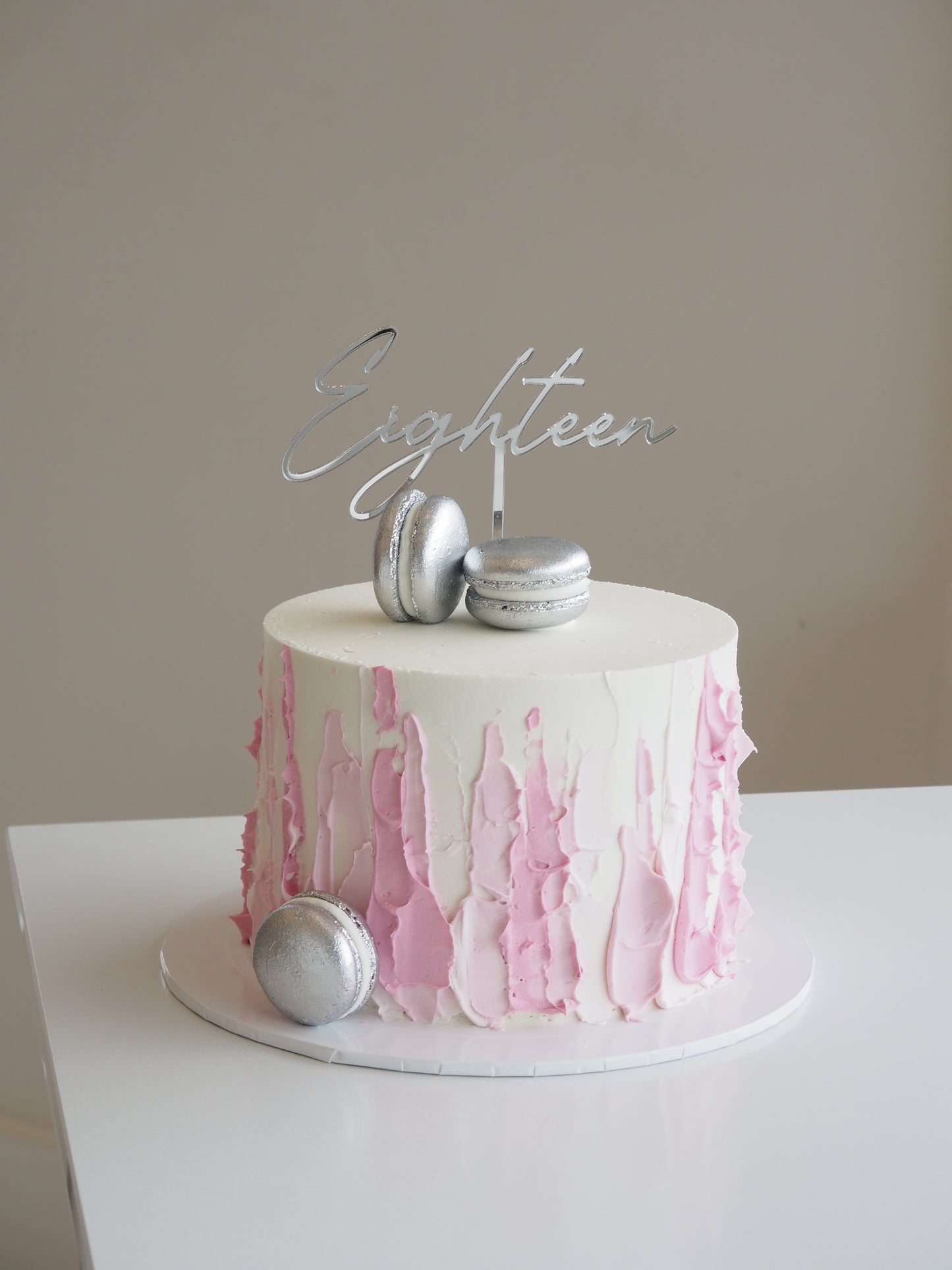 Painted Buttercream Cake