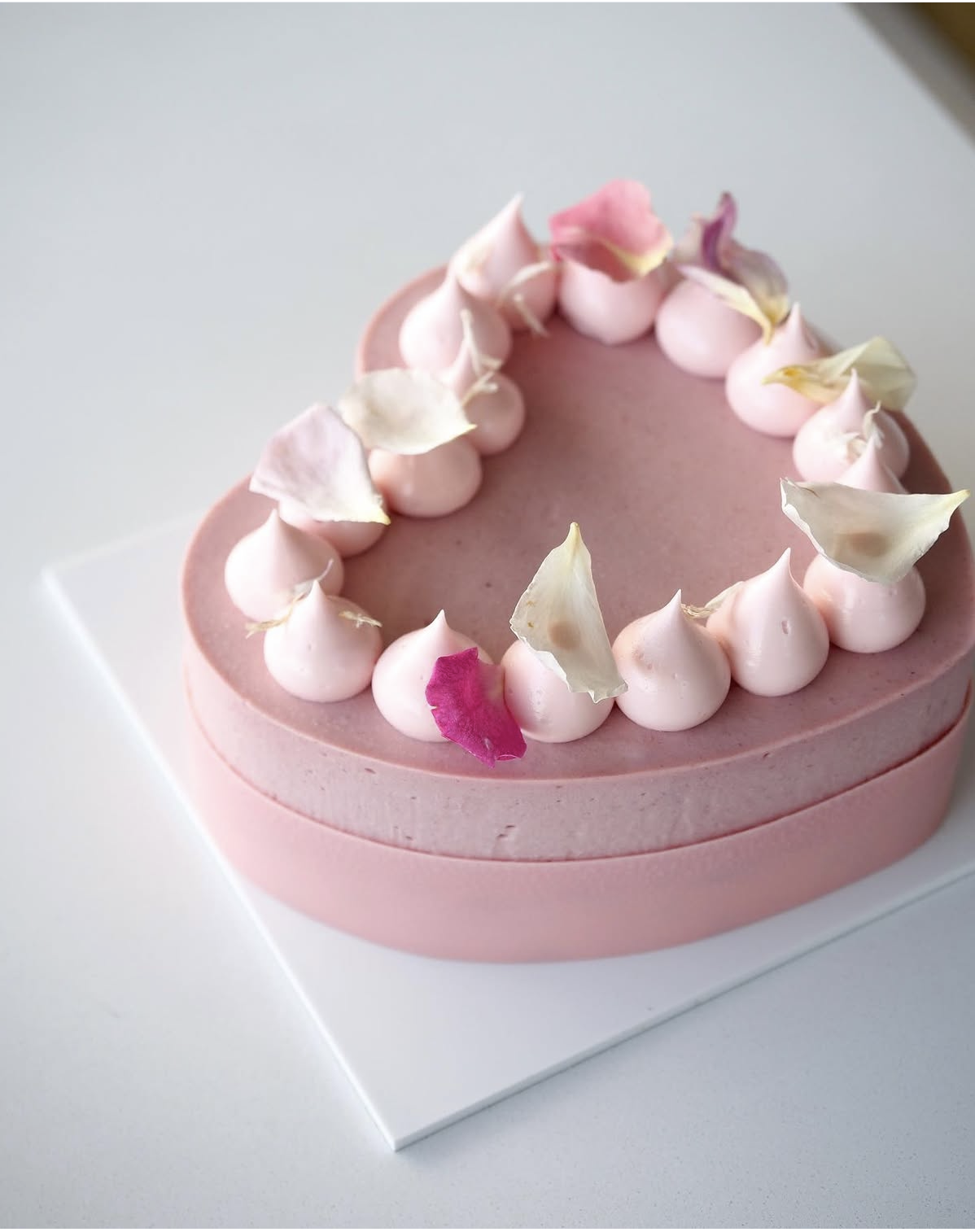 Mothers Day Lemon Raspberry Mousse Cake