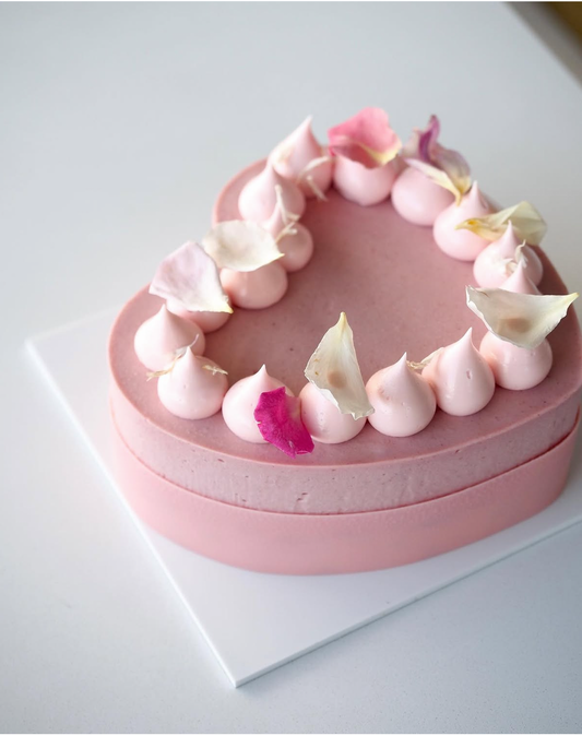 Mothers Day Lemon Raspberry Mousse Cake