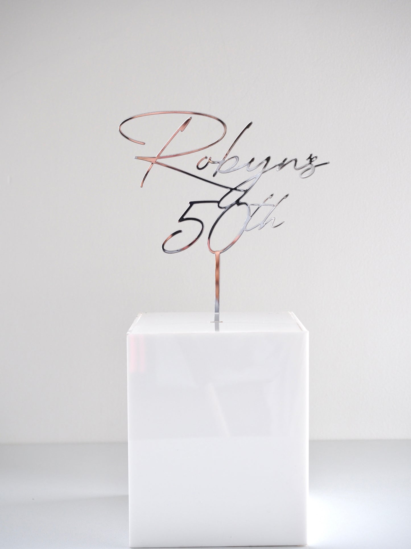 Name & Age Cake Topper