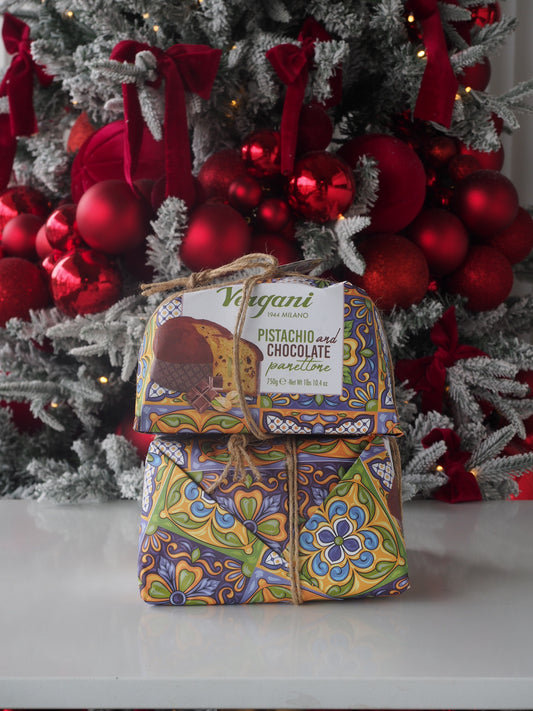 Vergani 1kg Pistachio and chocolate panettone