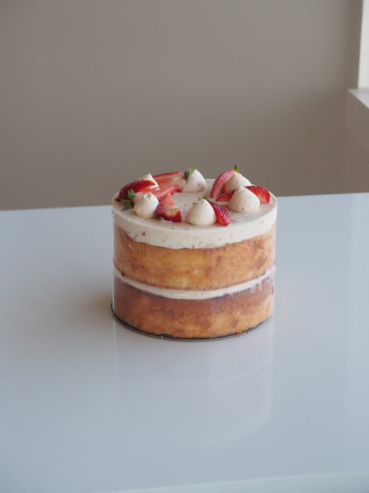 Strawberry Sponge Cake