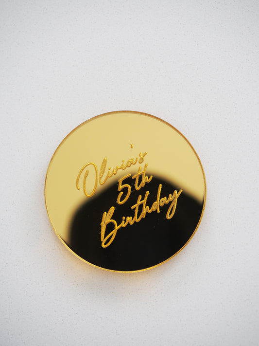Custom cupcake  plaque