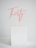 Double layer cake topper - Age