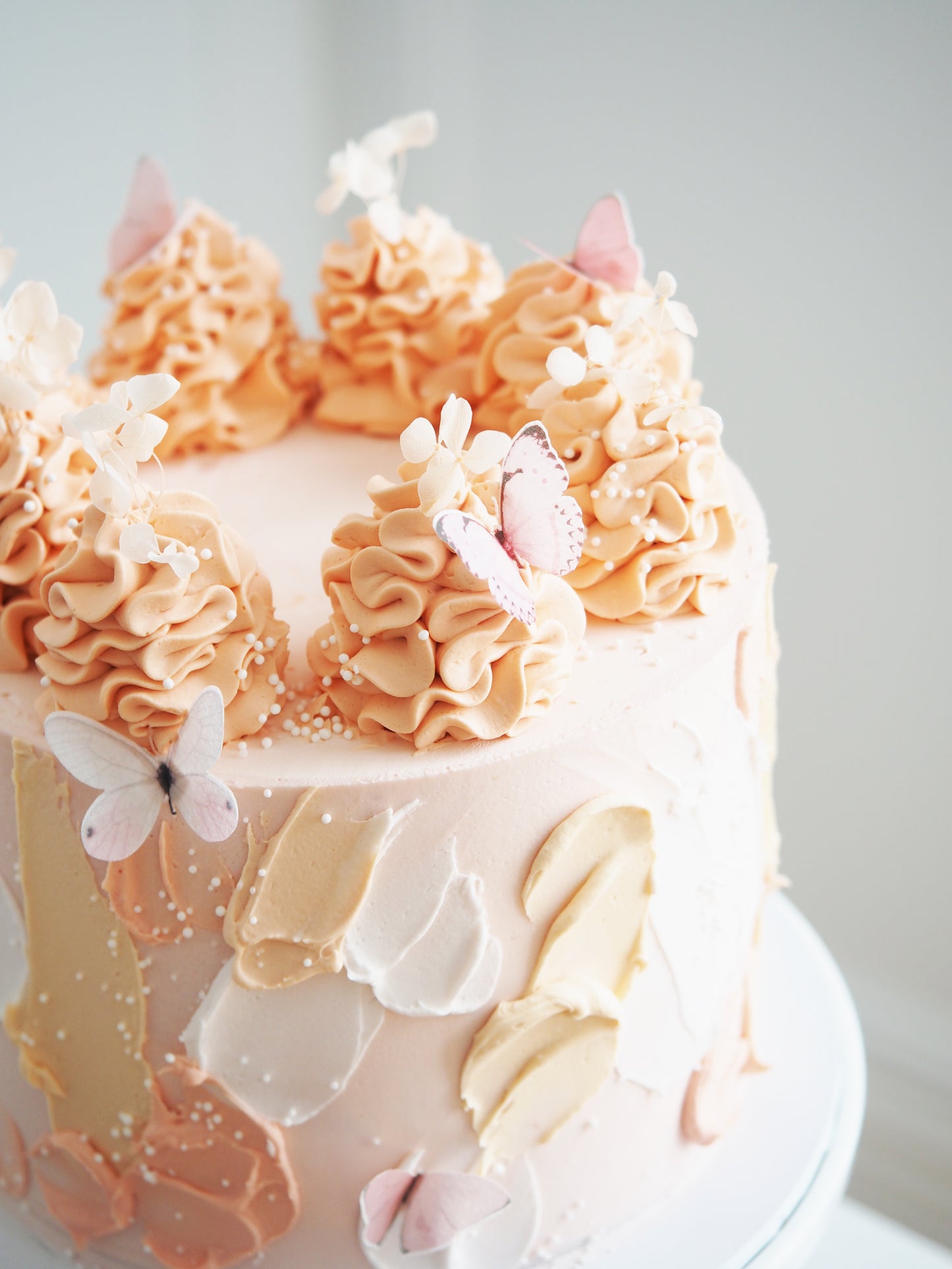 Textured Buttercream Cake